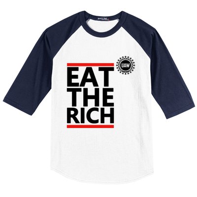 Uaw Eat The Rich Baseball Sleeve Shirt