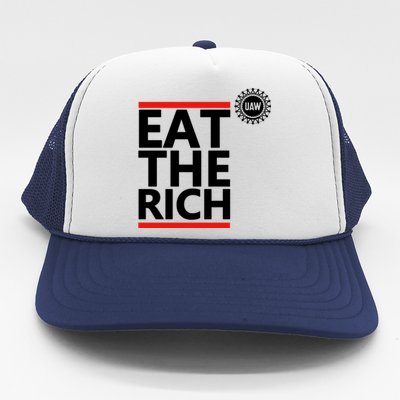 Uaw Eat The Rich Trucker Hat