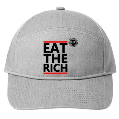 Uaw Eat The Rich 7-Panel Snapback Hat