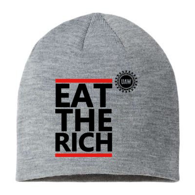 Uaw Eat The Rich Sustainable Beanie