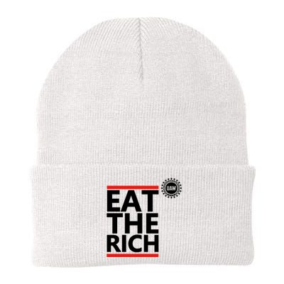 Uaw Eat The Rich Knit Cap Winter Beanie