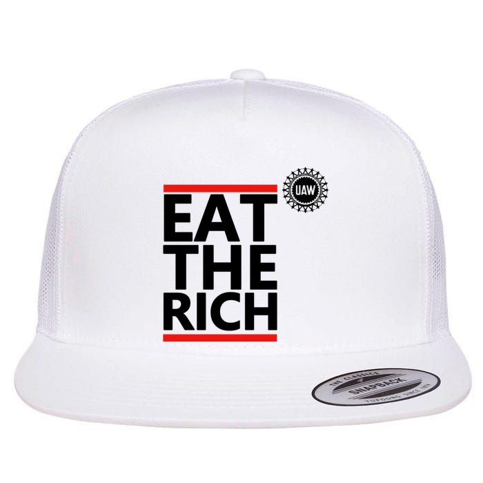 Uaw Eat The Rich Flat Bill Trucker Hat