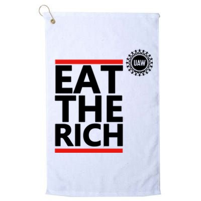 Uaw Eat The Rich Platinum Collection Golf Towel