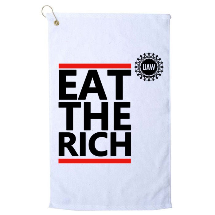 Uaw Eat The Rich Platinum Collection Golf Towel