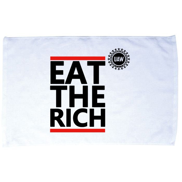 Uaw Eat The Rich Microfiber Hand Towel