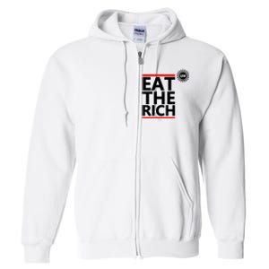 Uaw Eat The Rich Full Zip Hoodie