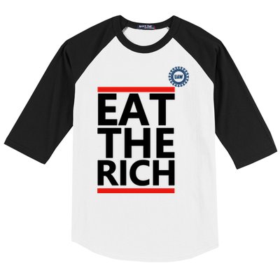 Uaw Eat The Rich Baseball Sleeve Shirt