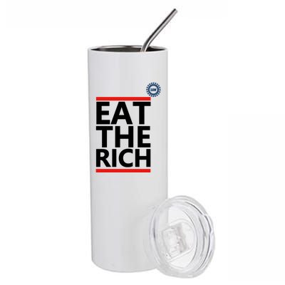 Uaw Eat The Rich Stainless Steel Tumbler