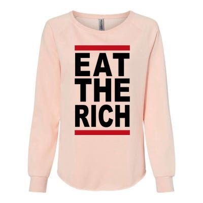 Uaw Eat The Rich Womens California Wash Sweatshirt