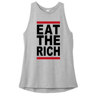 Uaw Eat The Rich Ladies PosiCharge Tri-Blend Wicking Tank