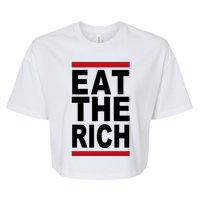 Uaw Eat The Rich Bella+Canvas Jersey Crop Tee