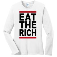 Uaw Eat The Rich Ladies Long Sleeve Shirt