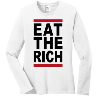 Uaw Eat The Rich Ladies Long Sleeve Shirt