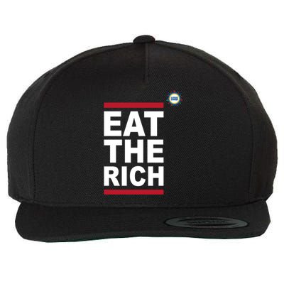 Uaw Eat The Rich Wool Snapback Cap