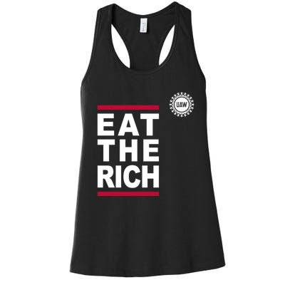 Uaw Eat The Rich Women's Racerback Tank