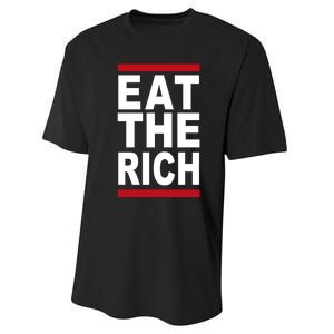 Uaw Eat The Rich Performance Sprint T-Shirt