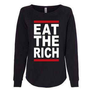 Uaw Eat The Rich Womens California Wash Sweatshirt