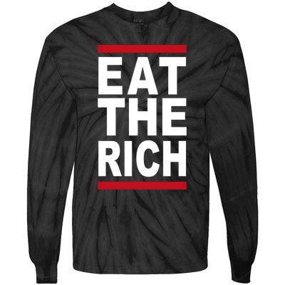 Uaw Eat The Rich Tie-Dye Long Sleeve Shirt