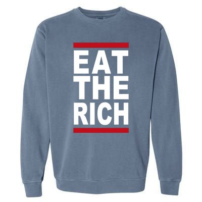 Uaw Eat The Rich Garment-Dyed Sweatshirt