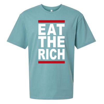 Uaw Eat The Rich Sueded Cloud Jersey T-Shirt