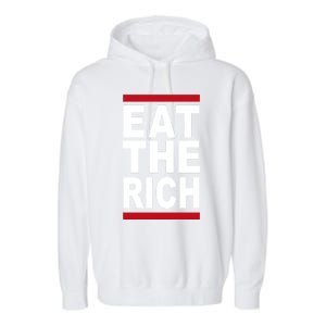 Uaw Eat The Rich Garment-Dyed Fleece Hoodie