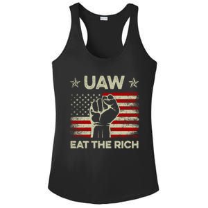 Uaw Eat The Rich Ladies PosiCharge Competitor Racerback Tank