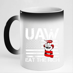 Uaw Eat The Rich 11oz Black Color Changing Mug