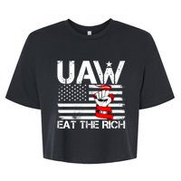 Uaw Eat The Rich Bella+Canvas Jersey Crop Tee