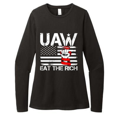 Uaw Eat The Rich Womens CVC Long Sleeve Shirt