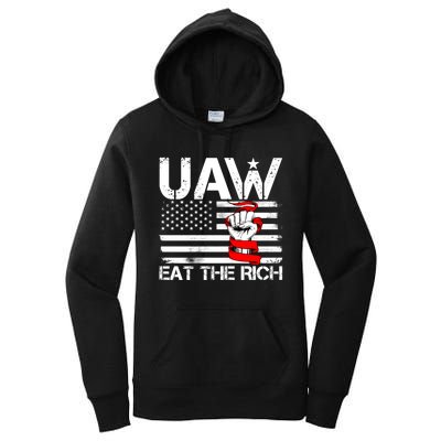 Uaw Eat The Rich Women's Pullover Hoodie