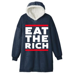 Uaw Eat The Rich Hooded Wearable Blanket