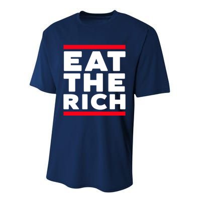 Uaw Eat The Rich Performance Sprint T-Shirt