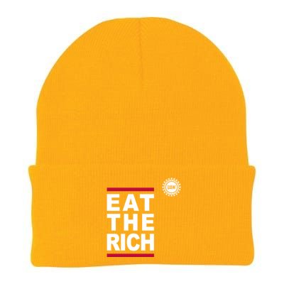 Uaw Eat The Rich Knit Cap Winter Beanie