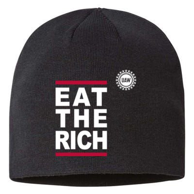 Uaw Eat The Rich Sustainable Beanie