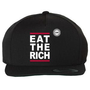 Uaw Eat The Rich Wool Snapback Cap