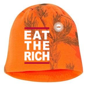 Uaw Eat The Rich Kati - Camo Knit Beanie