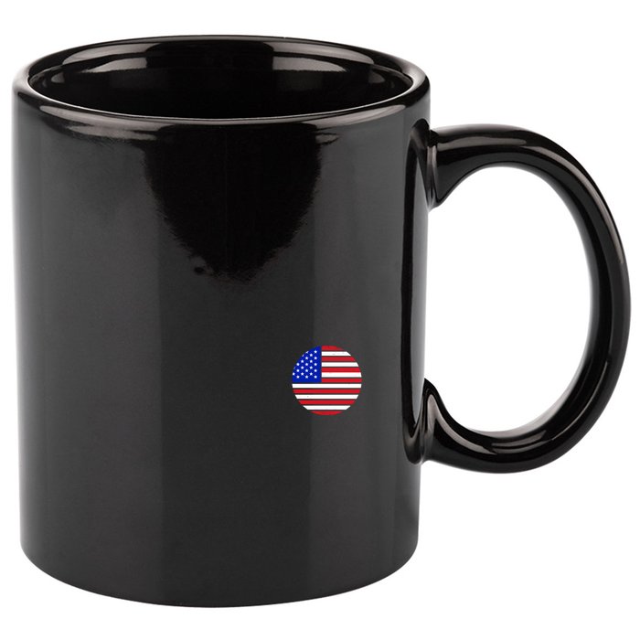 USA Emblem 11oz C Handle Ceramic Mug