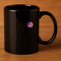 USA Emblem 11oz C Handle Ceramic Mug