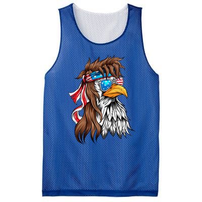 Usa Eagle Us Flag Bandana America National Day Gift Mesh Reversible Basketball Jersey Tank