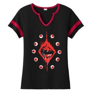 Ultrakill Eyeballs Ladies Halftime Notch Neck Tee