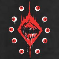 Ultrakill Eyeballs 7 Panel Mesh Trucker Snapback Hat