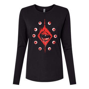 Ultrakill Eyeballs Womens Cotton Relaxed Long Sleeve T-Shirt