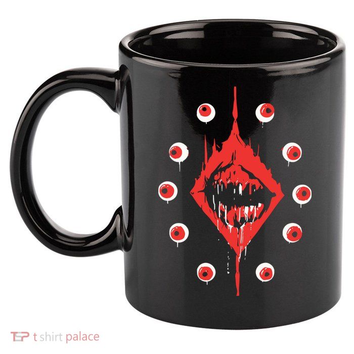 Ultrakill Eyeballs 11oz C Handle Ceramic Mug