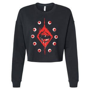 Ultrakill Eyeballs Cropped Pullover Crew