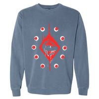 Ultrakill Eyeballs Garment-Dyed Sweatshirt