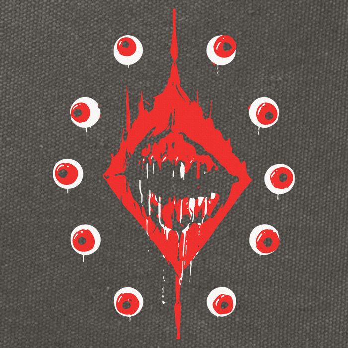 Ultrakill Eyeballs Cotton Canvas Backpack