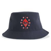 Ultrakill Eyeballs Sustainable Bucket Hat