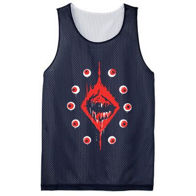 Ultrakill Eyeballs Mesh Reversible Basketball Jersey Tank