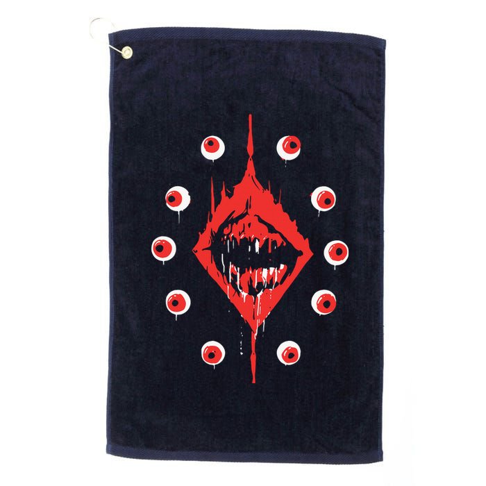 Ultrakill Eyeballs Golf Towel
