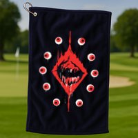 Ultrakill Eyeballs Golf Towel